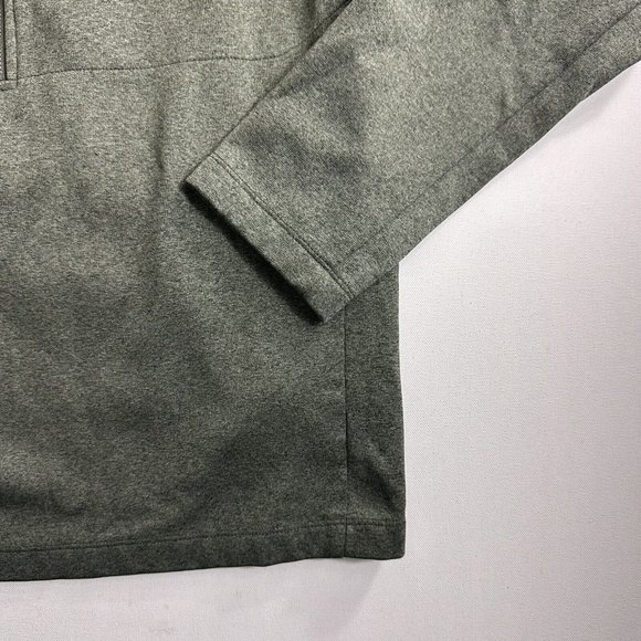 The North Face Half Zip Pullover Softshell Lined Jacket Men's Size Medium Green - Picture 4 of 8